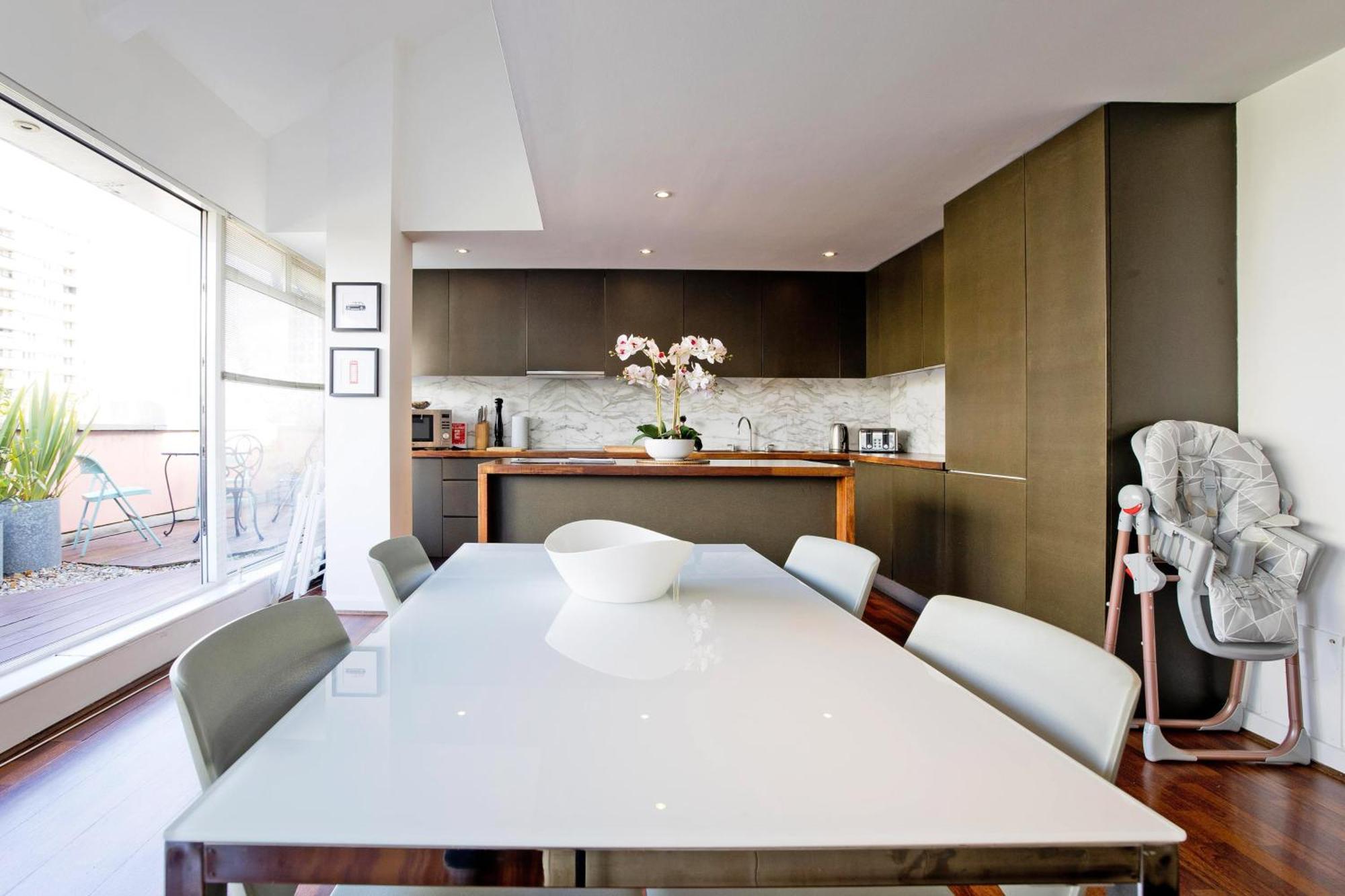 Old St Penthouse Apartment London Bagian luar foto