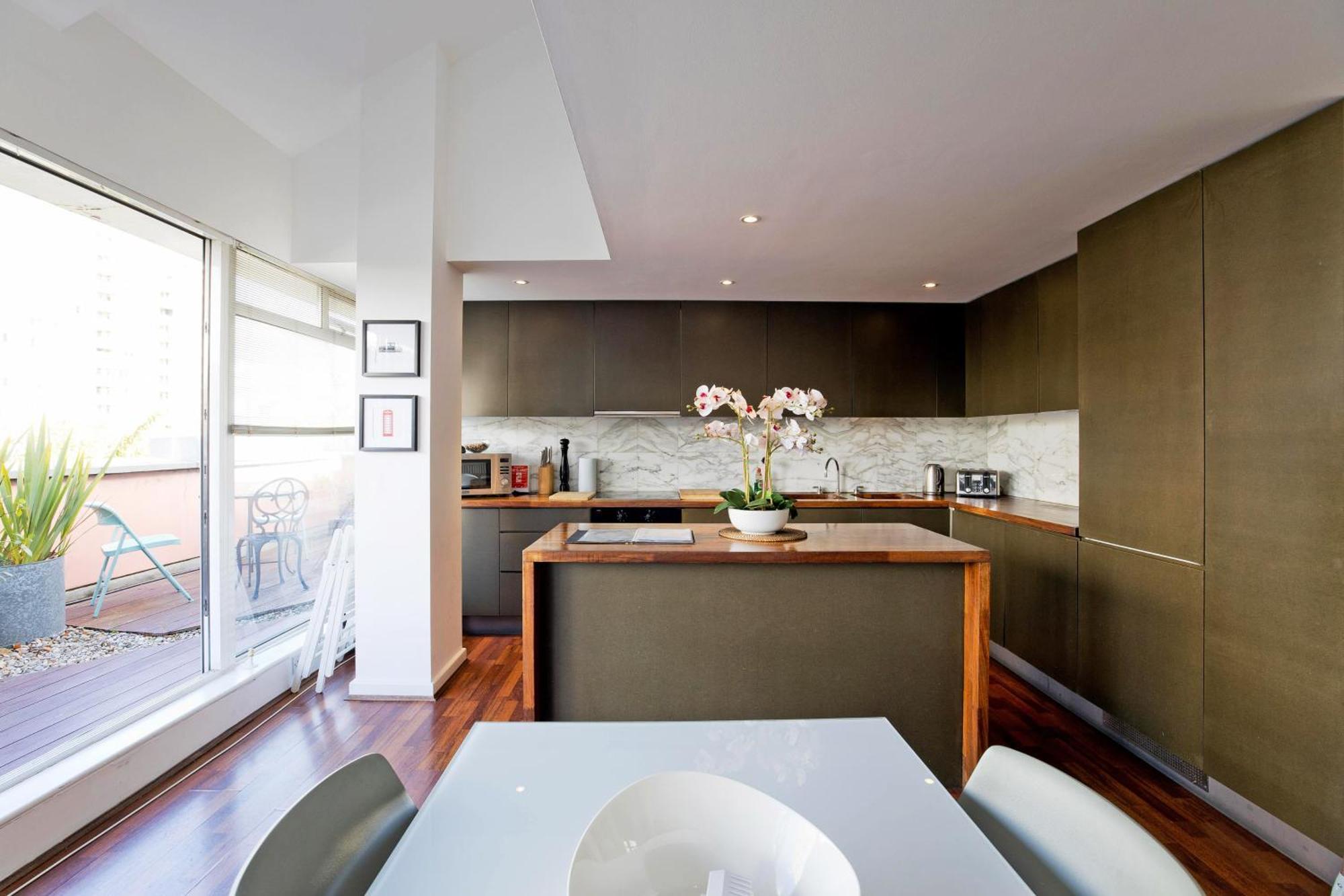 Old St Penthouse Apartment London Bagian luar foto